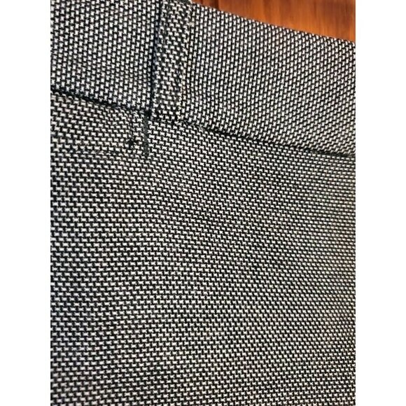 Banana Republic Sloan Womens Pants Size 2 Gray Checkered Slim Fit Viscose & Cott - Picture 7 of 7